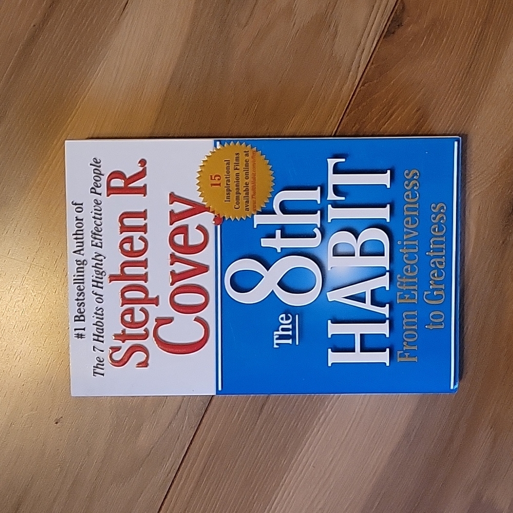 The 8th Habit by Stephen Covey Paperback Book